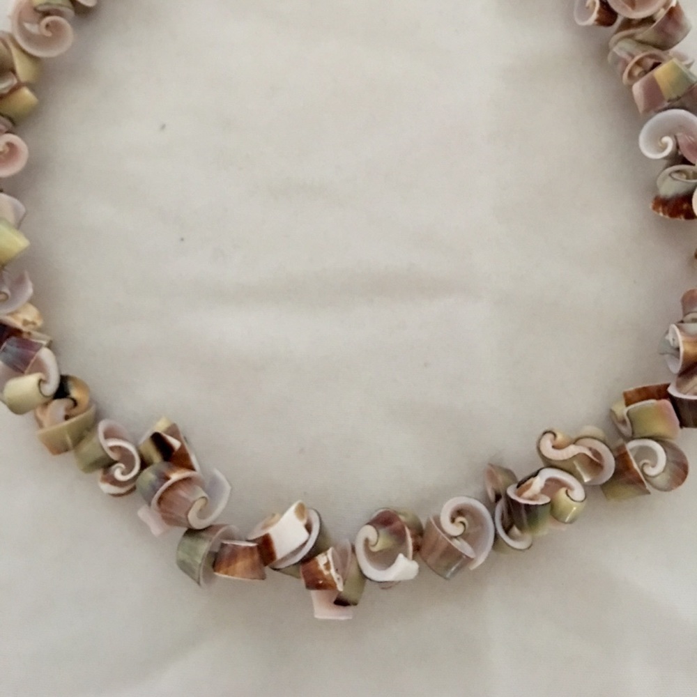 Seashell short necklace - Picture 2 of 2